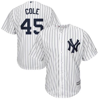 PROFILE Men's Gerrit Cole White/Navy New York Yankees Big & Tall Replica Player Jersey