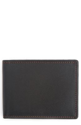 ROYCE New York RFID Leather Bifold Wallet in Tan
