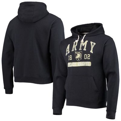 Men's League Collegiate Wear Black Army Black Knights Volume Up Essential Fleece Pullover Hoodie