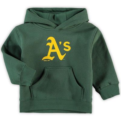 Outerstuff Toddler Green Oakland Athletics Primary Logo Team Pullover Hoodie