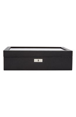 WOLF Viceroy 10-Piece Watch Box in Black