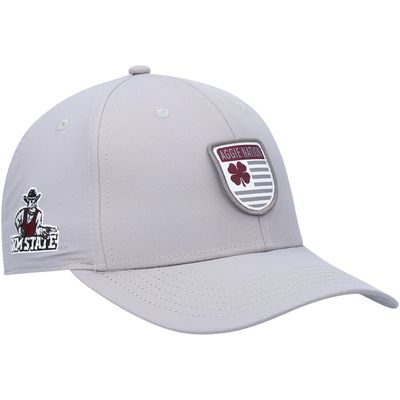 Black Clover Men's White New Mexico State Aggies Nation Shield Snapback Hat