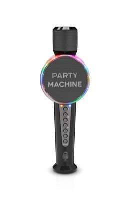 Singing Machine Bluetooth Party Microphone in Black