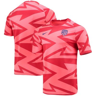 Men's Nike Red Atletico de Madrid 2021/22 Pre-Match Performance Top