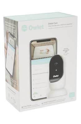 Owlet Smart HD Video Baby Monitor in White