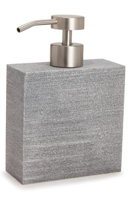 Kassatex Faux Slate Lotion Dispenser in Grey