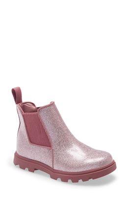 Native Shoes Kensington Treklite Glitter Chelsea Boot in Pink Glitter/Temple Pink