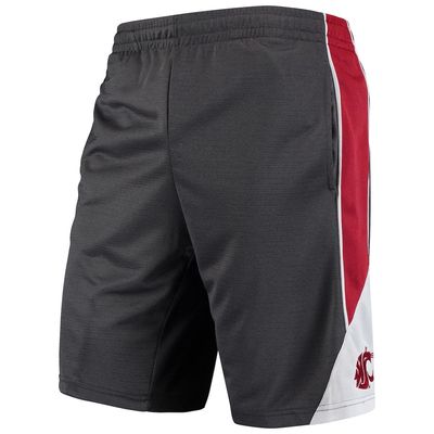 Men's Colosseum Charcoal Washington State Cougars Turnover Team Shorts