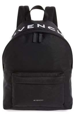 Givenchy Essential Canvas Backpack in 001-Black