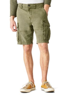Lucky Brand Canvas Cargo Shorts in Four Leaf Clover