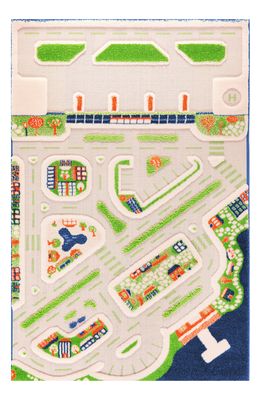 LUCA AND CO Mini City Play Rug in Multicolor