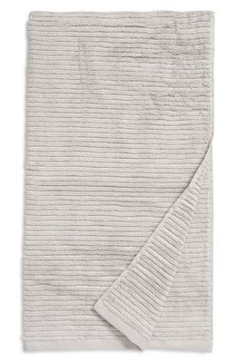 Nordstrom Hydro Ribbed Organic Cotton Blend Bath Towel in Grey Vapor