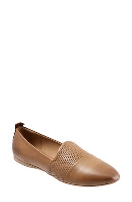Bueno Katy Flat in Brown Leather