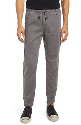 DUER No Sweat Slim Fit Performance Jogger Pants in Heather Grey