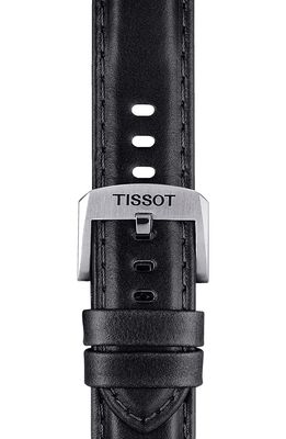 Tissot 20mm Leather Watch Strap in Black