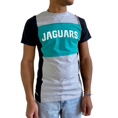 Men's Refried Apparel Heather Gray Jacksonville Jaguars Sustainable Split T-Shirt
