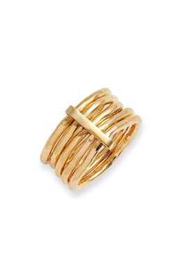 SOKO Nyundo Stacked Ring in Gold