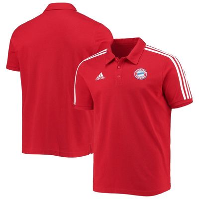 Men's adidas Red Bayern Munich 3 Stripes Primegreen Polo