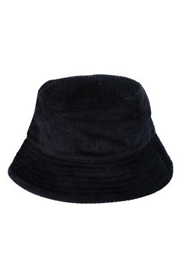 AllSaints Corduroy Bucket Hat in Black