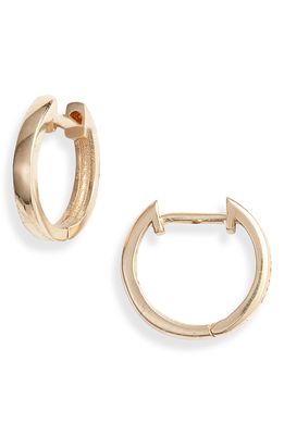 Anzie Cleo Huggie Hoop Earrings in Gold