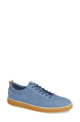 ECCO Crepetray Sneaker in Retro Blue Leather