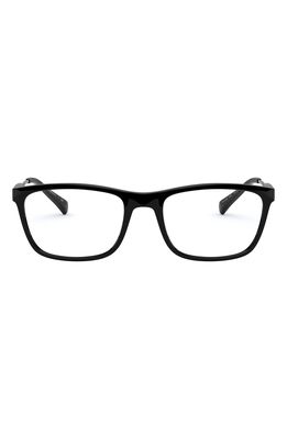 Emporio Armani 55mm Square Optical Glasses in Black