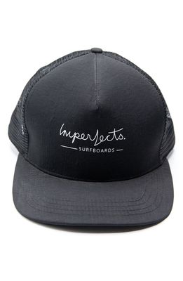 Imperfects Surfer's Trucker Hat in Black