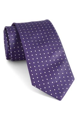 Eton Purple Neat Dot Silk Tie