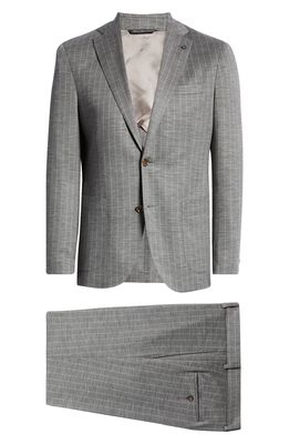 Jack Victor Unconstructed Hartford Wool Blend Suit in Grey