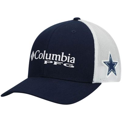 Men's Columbia Navy/Gray Dallas Cowboys PFG Flex Hat