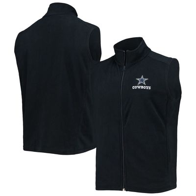 Men's Dunbrooke Navy Dallas Cowboys Houston Fleece Full-Zip Vest