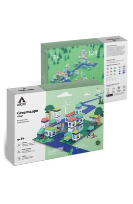 Arckit Greenscape Village 124-Piece Architectural Model Kit in White