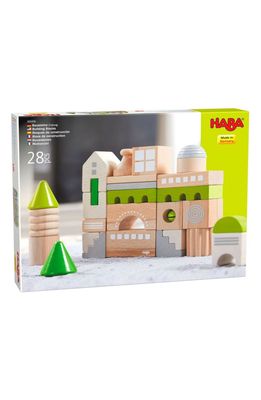 HABA Coburg 28-Piece Building Blocks Set in Multi