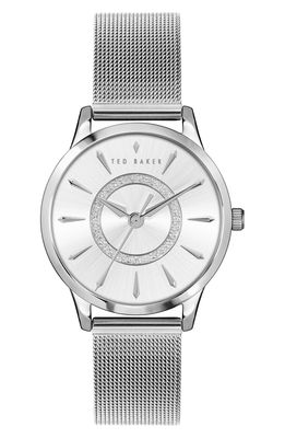 Ted Baker London Fitzrovia Charm Mesh Strap Watch
