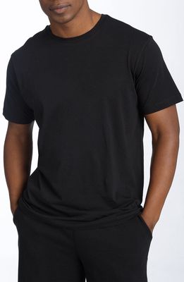 Daniel Buchler Peruvian Pima Cotton T-Shirt in Black