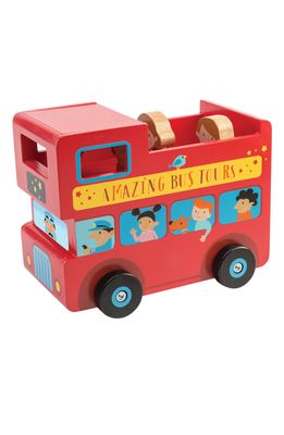 Tender Leaf Toys London Bus Money Box in Red