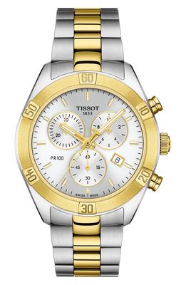 Tissot PR 100 Classic Chronograph Bracelet Watch