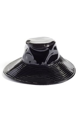 Eric Javits Driptidoo Patent Bucket Rain Hat in Black