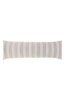 Pom Pom at Home Carter Stripe Body Pillow in Ivory/Amber
