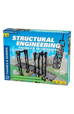 Thames & Kosmos Structural Engineering 323-Piece Bridges & Skyscrapers Building Kit in Multi