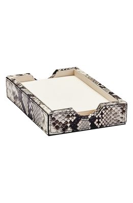 Graphic Image Memo Tray & Note Pad in Black And White
