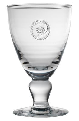 Juliska Berry & Thread Glass Goblet in Clear