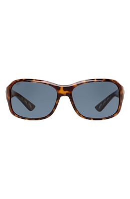 Costa Del Mar Pillow 58mm Polarized Sunglasses in Retro Tortoise/Grey