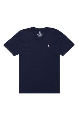 Psycho Bunny V-Neck T-Shirt in Navy