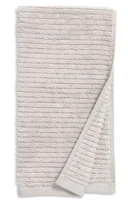 Nordstrom Hydro Ribbed Organic Cotton Blend Hand Towel in Grey Vapor