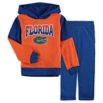 GENUINE STUFF Preschool Orange/Royal Florida Gators Sideline Hoodie & Pants Set