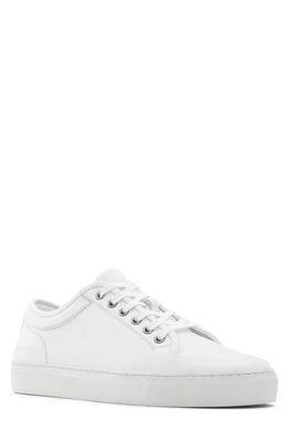 Belstaff Rally Leather Low Top Sneaker in Off White Leather