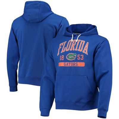 Men's League Collegiate Wear Royal Florida Gators Volume Up Essential Fleece Pullover Hoodie