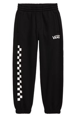 Vans Kids' Basic Check Sweatpants in Black/White