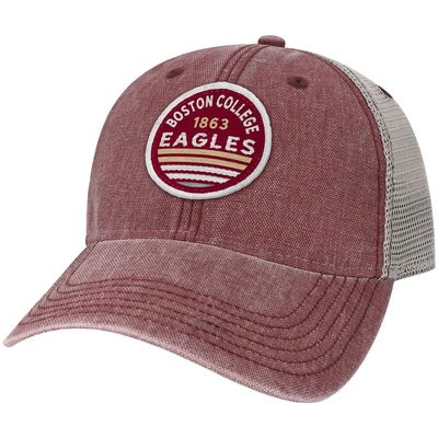 LEGACY ATHLETIC Men's Maroon Boston College Eagles Sunset Dashboard Trucker Snapback Hat
